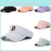 Stylish Cotton Sun Hat For Women With Adjustable Fit And Embroidered Letters In Fashionable Colors