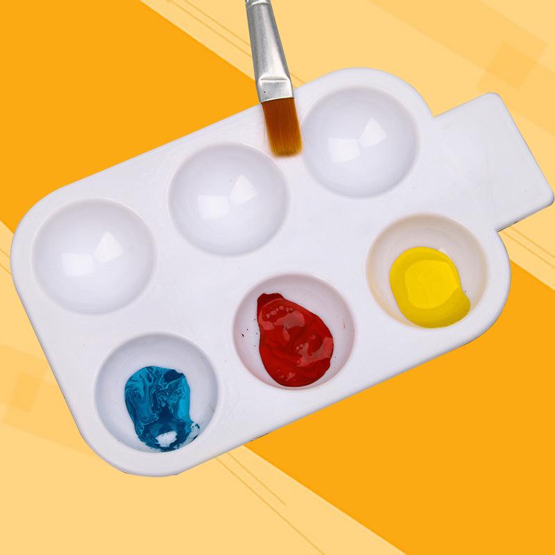 Children's Plastic Color Mixing Palette for Gouache Paints