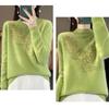 Women S Half Turtleneck Rhinestone Knitted Sweater Long Sleeve Base Layer