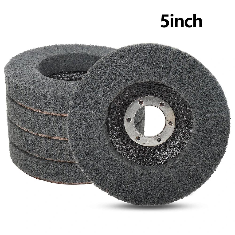 DBSAFE 4 4.5 5 Inch Nylon Fiber Flap Polishing Wheel Disc 800 Grit For Angle Grinder Wood Metal Buffing