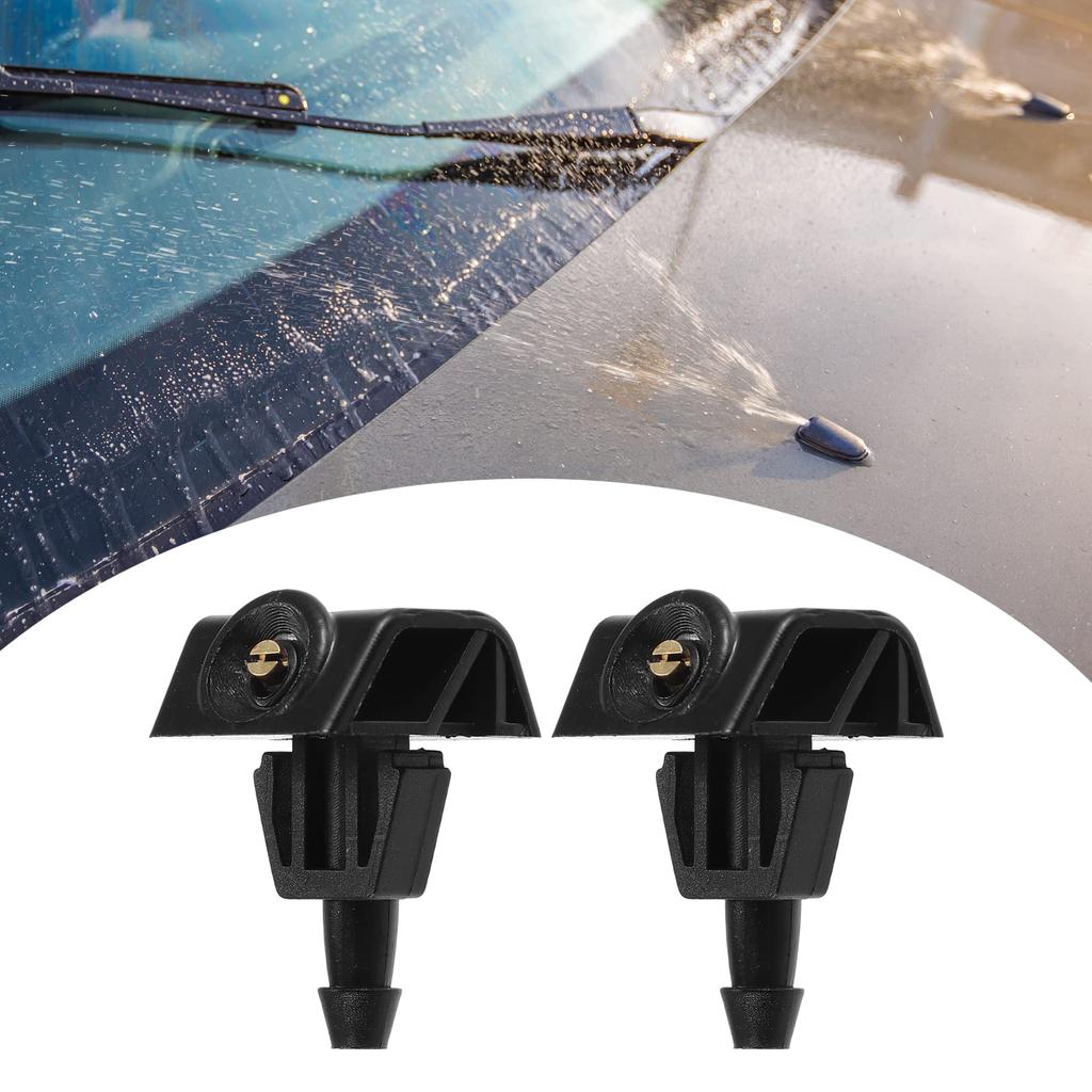 ACROPIX Tryska ostřikovače čelního skla kompatibilní s nis san Kompatibilní s Note Černá 2ks