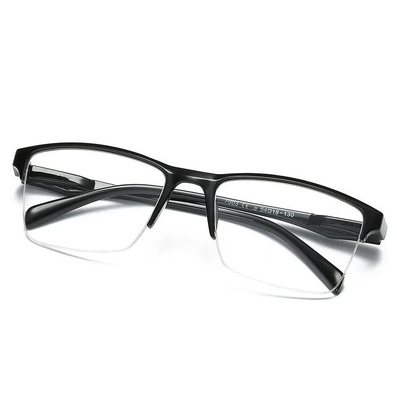 Ultralight Square Half Frame Reading Glasses Presbyopic Glasses Men Women +0.25 0.5 0.75 1 1.25 1.5 1.75 2 2.25 2.5 2.75 3 3.25