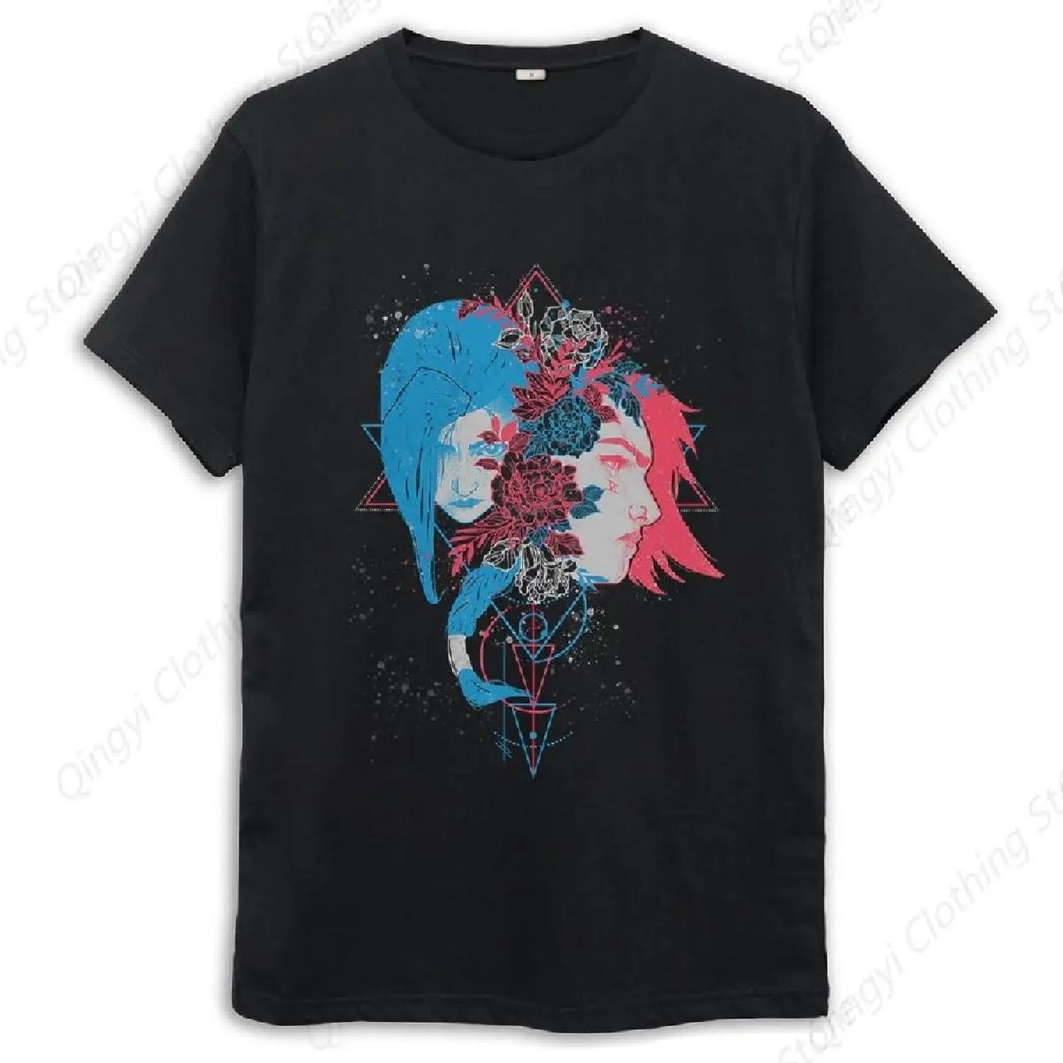 

Arcane Powder and Vi T-Shirt Small Black XXXXXL чорний