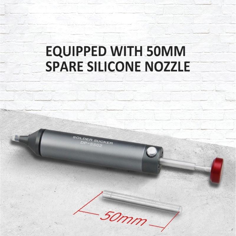 Pompe à dessouder Solder Sucker SS-02 Outils de soudage professionnels Pompe à dessouder Outil de retrait de capteur de circuit intégré SMT