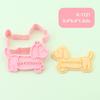 Cookie Mold with Cartoon Dachshund Design, Pet Cookie Mold, Fondant 3D Press-type Baking Tool