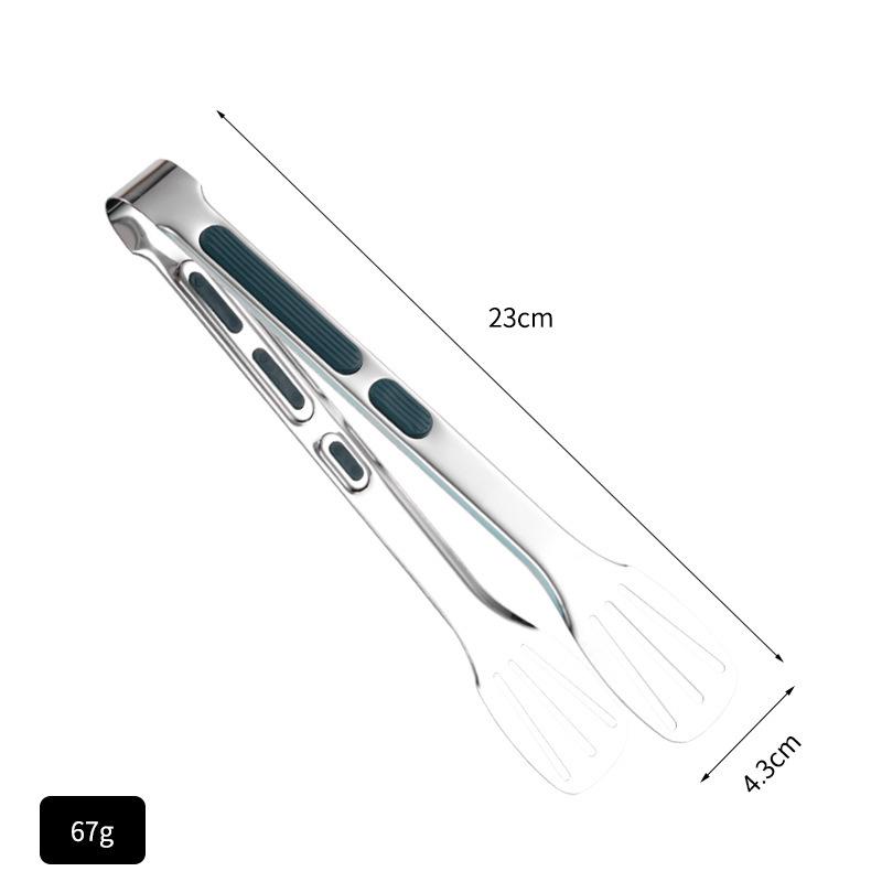 Stainless Steel Anti-Scald BBQ & Roasting Tongs for Bread, Meat, and Steak - Perfect Kitchen & Baking Utensil