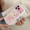 Pink Plaid Desk Lamp iPhone 17/16 Pro Max/15 Pro Girly Phone Case