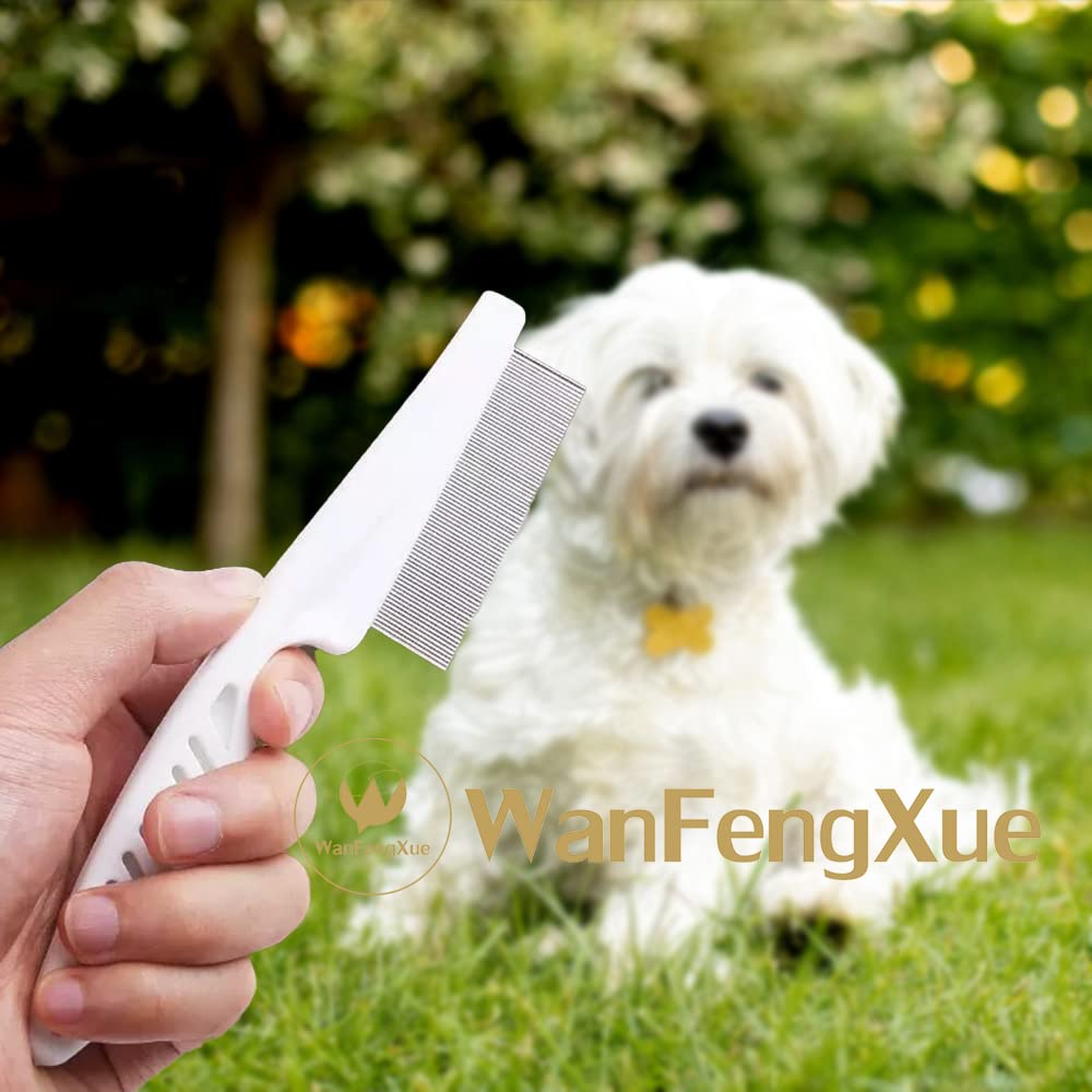 Pente para Pulgas 3 14cm para Cães e Pelos Pet Grooming Aparador de Pelos para e Pequeno Suprimentos para Animais de Estimação Pacote com 3 Pentes, Cores, Gatos, Pente Multifuncional, Escova,