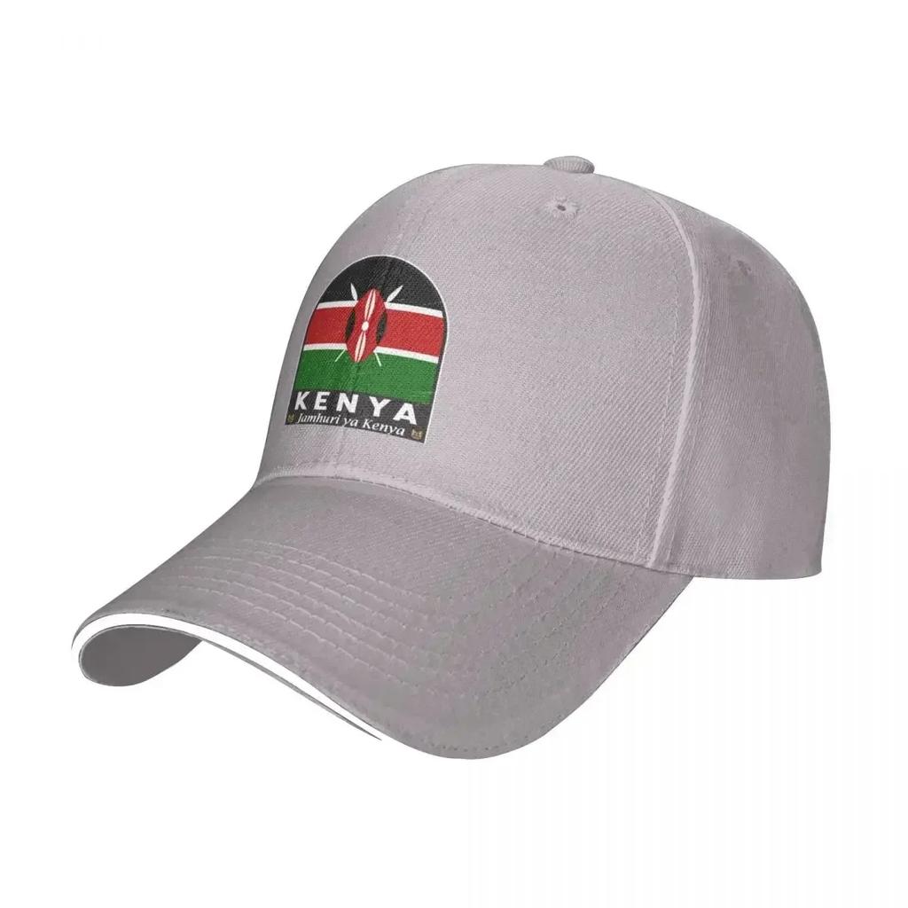 Cappellino da Baseball Vintage Usurato con Emblema Bandiera del Kenya Cappello da Tè Cappello da Sole da Uomo Baseball da Donna