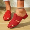 Fashion Women Mid Heels Slippers Chunky Heeled Sandals Designer Shoes 2025 Summer Fashion Slides New Dress Pumps Mujer Zapatos