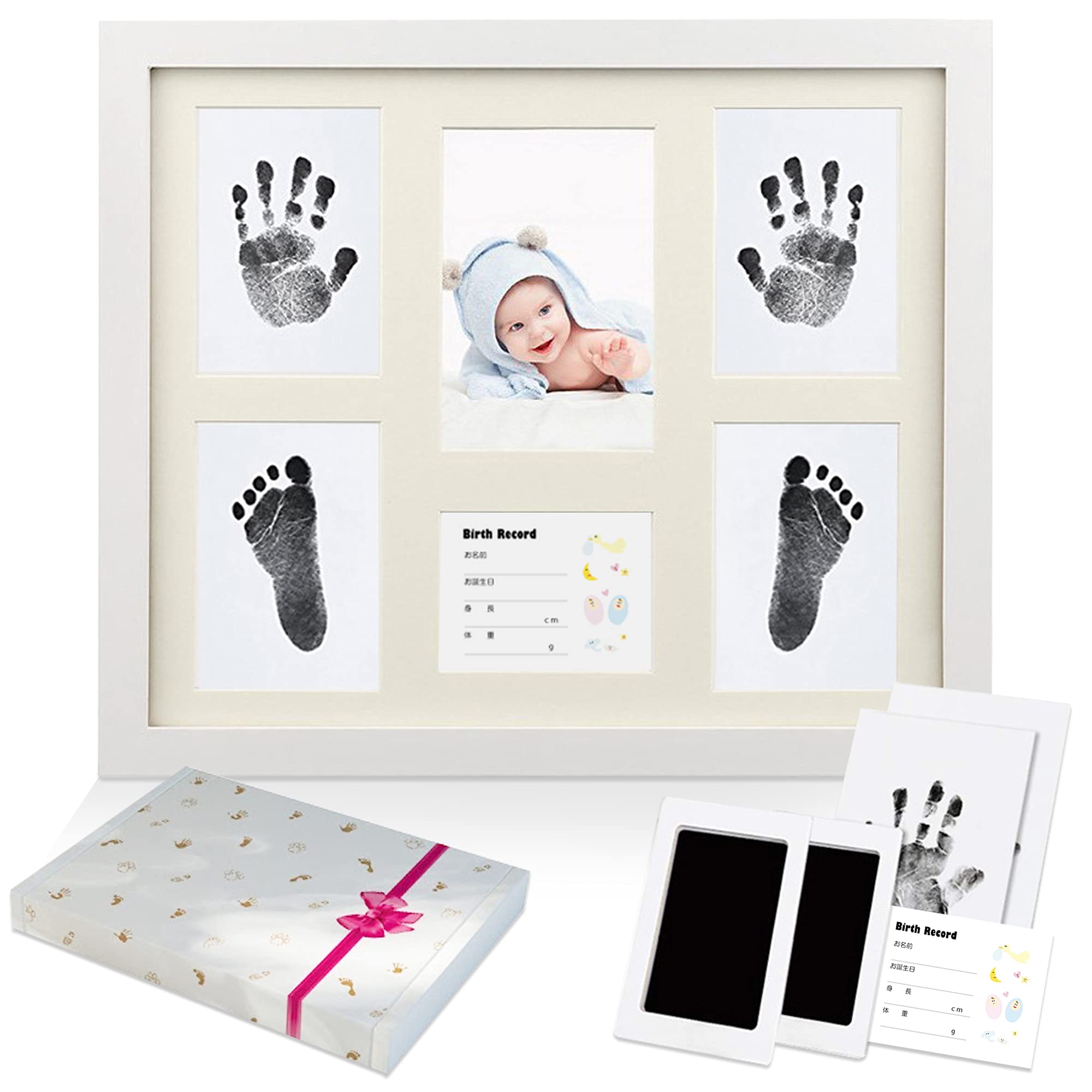 

от Petit Soreil Baby Photo Baby Nameing Baby Японское руководство по эксплуатации включено [Под наблюдением акушерки] Рамка, Отпечаток руки, Подарок, Книга, Подарок,