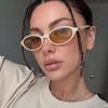 Retro Small Oval Sunglasses Women Brand Design Ladies Stylish Eyewear Shades UV400 Heart-shaped Accessories Trendy Eyewear