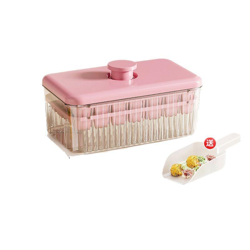 Press-to-Release Ice Cube Tray Food Grade Large Capacity for Home Freezer Storage Box for Perfect Ice Blocks Ice Cube Gadget