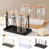 Golden Iron Mug Holder Cup Rack Anti-slip Glass Cup Stand Useful Tea Cup Storage Shelf  Home