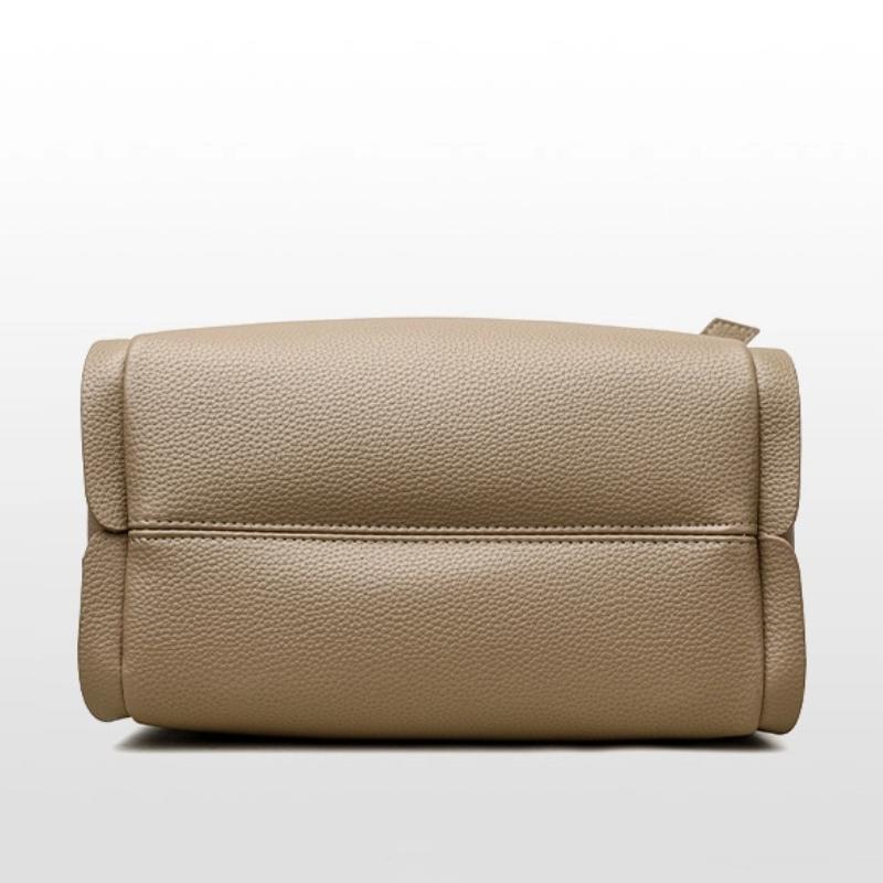 Genți de umăr tip bucket la modă pentru femei, genți messenger crossbody din piele PU de lux de designer, poșetă de mână casual cu culoare solidă pentru doamne