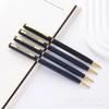 Strong Metal Rotating Thin Barrel Ballpoint Pen – Parker Style Hotel Advertising Pen