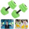 2Pcs Aquatic Dumbbells Water Exercise Foam Dumbbells Pool Weight Workout Equipment Fitness Aqua Dumbbell Water Aerobics Gear