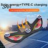 Dynamic Lighting Modes For Cars Solar Demon Eyes Car LED Light, USB Wireless Animated Eye Warning Lights for Windshield Breathing Interior And