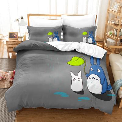 Miyazaki Hayao Spirited Away Povlečení Přikrývka Studio Ghibli Totoro Povlak na přikrývku Přikrývka Povlečení Dětská Chlapecká postel