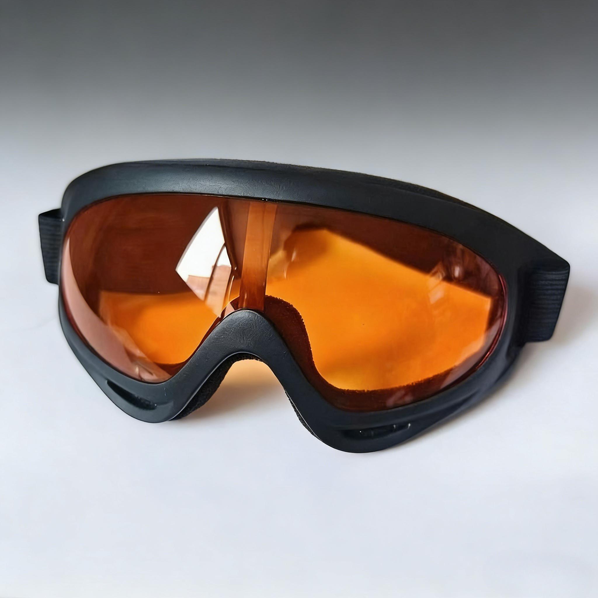 

RUISIMO Winter Windproof Dustproof Skiing Glasses Silver Goggles Outdoor Sports Hike Cycling Sunglasses Motorcycle Accessories