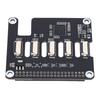 PCIe To 4 Ch PCIe FFC Adapter Board Fit for RasPi 5 PCIe Gen2  Pansion Module with 4 FFC Connectors Supports Multiple PCIe HAT  Ing