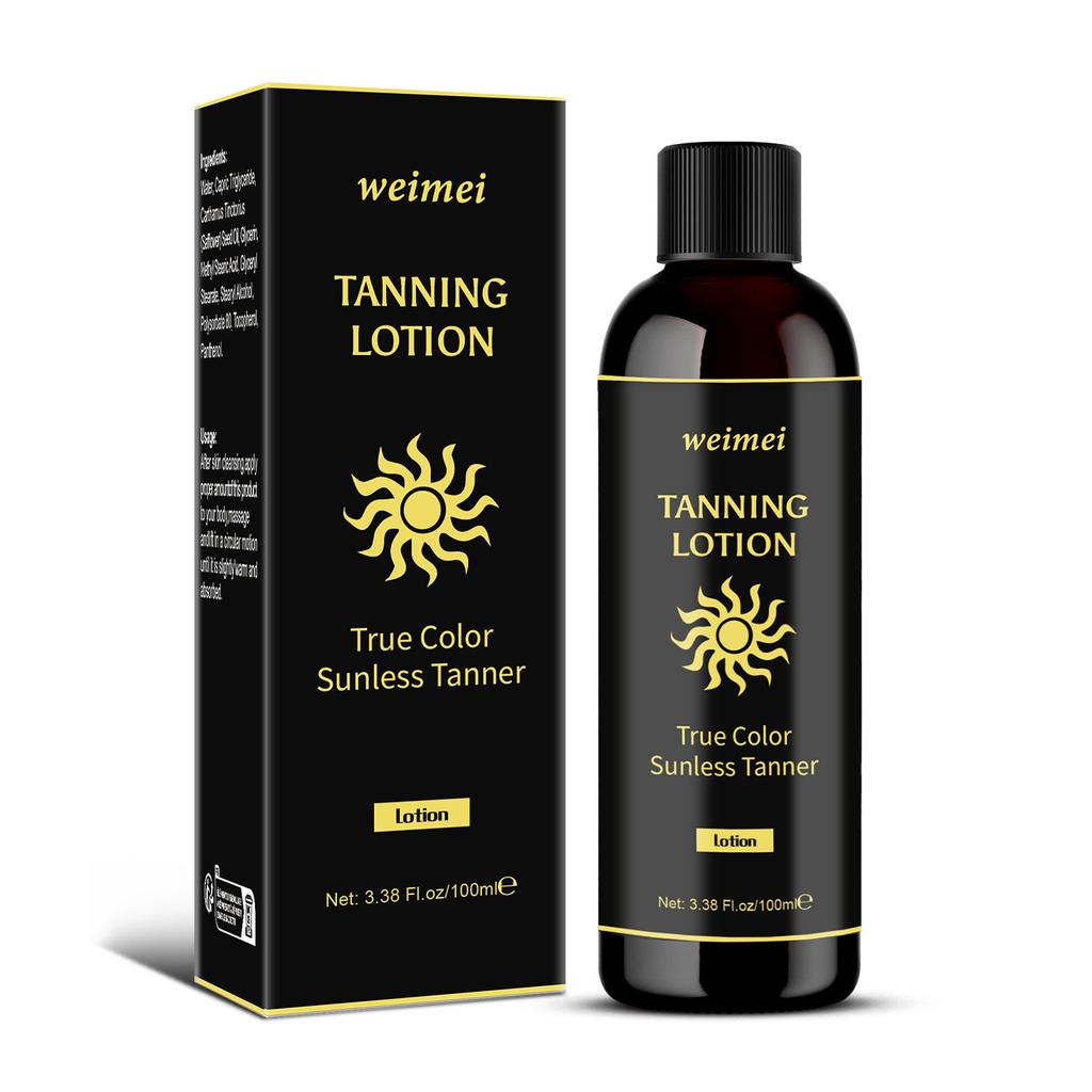 Self Tanner Lotion Body Bronzer Sunless Tanning Cream 2-Pack Quick Bronze Glow Moisturizing