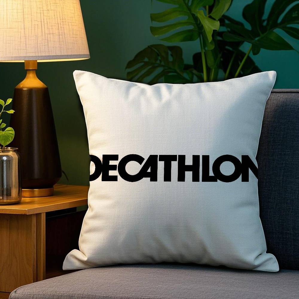 C-Classic D-DecathlonS Pillow Case Plush Fabric Soft Double Sided Print Home Sofa High Quality Cushion Cover Throw