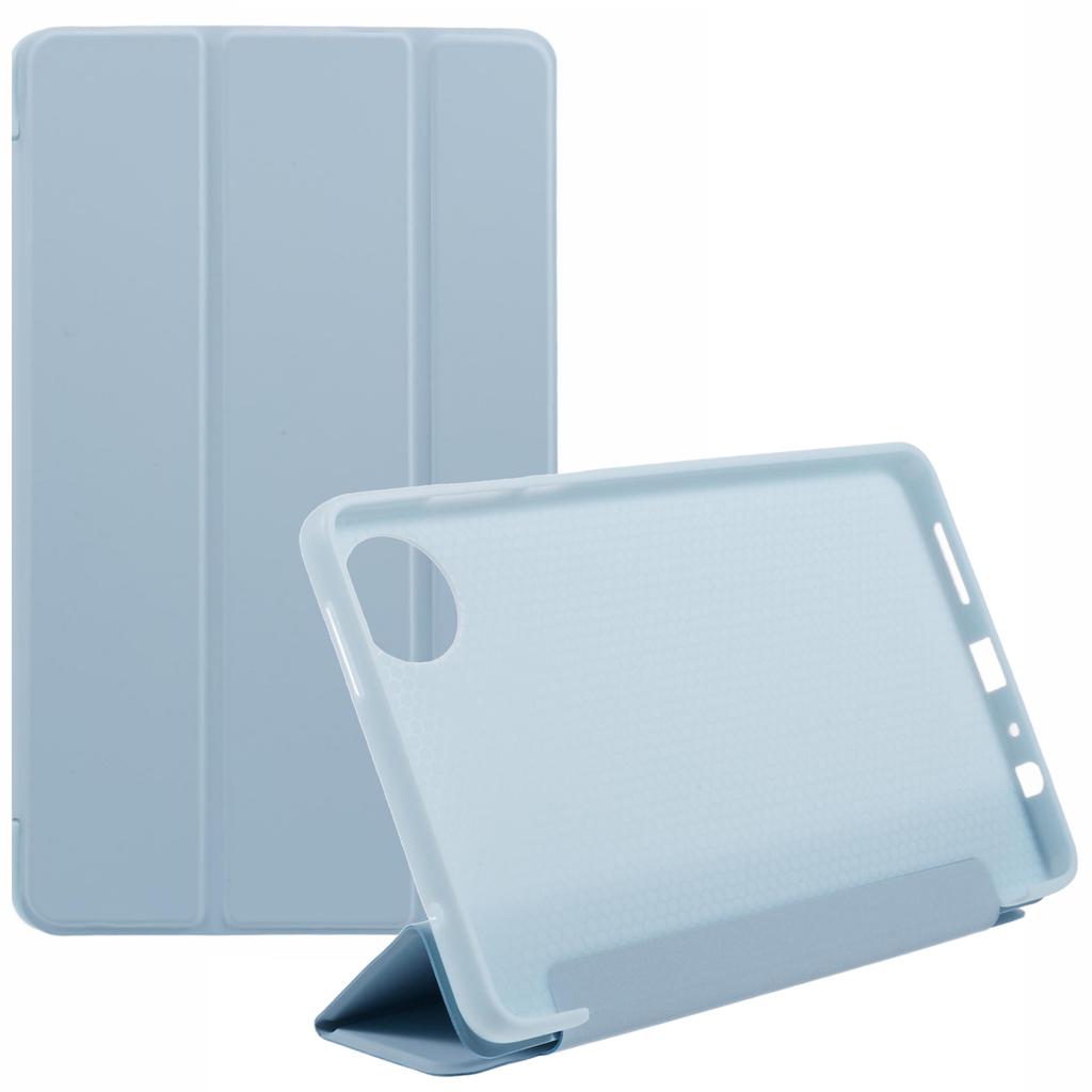 For Xiaomi Redmi Pad SE 4G 8.7 Inch Case PU Leather+Silicone Tri-Fold Stand Tablet Cover