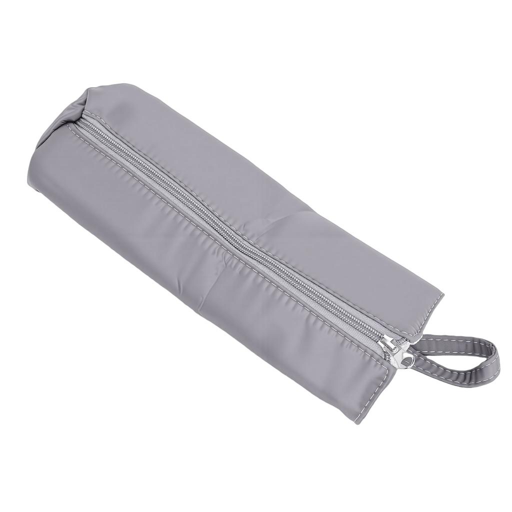 Hot Iron Holder Bag Heat Resistance Hanging Hot Hair Tool   Bag Curling Iron Travel Case Gray