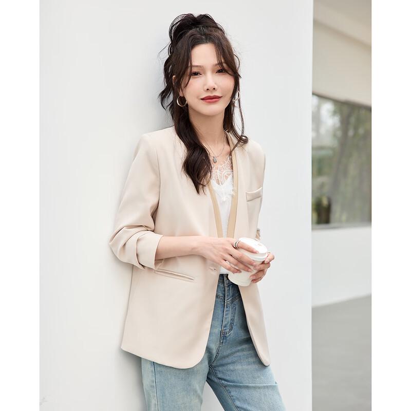 TERRE BLEUE Women's Casual Blazer Jacket