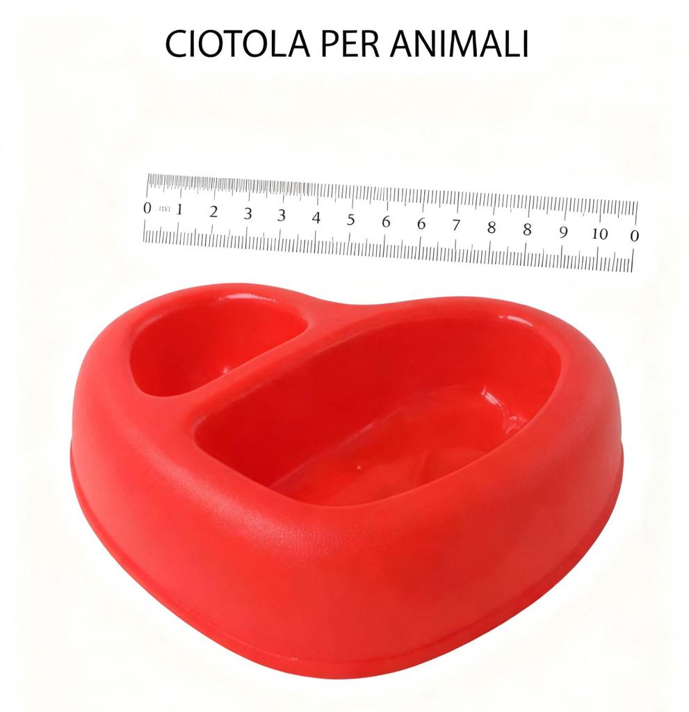 This Heart-shaped, Double-layered Pet Bowl Is Lightweight and Durable, Adding a Touch of Color and Style To Your Pet’s Water and Food.
