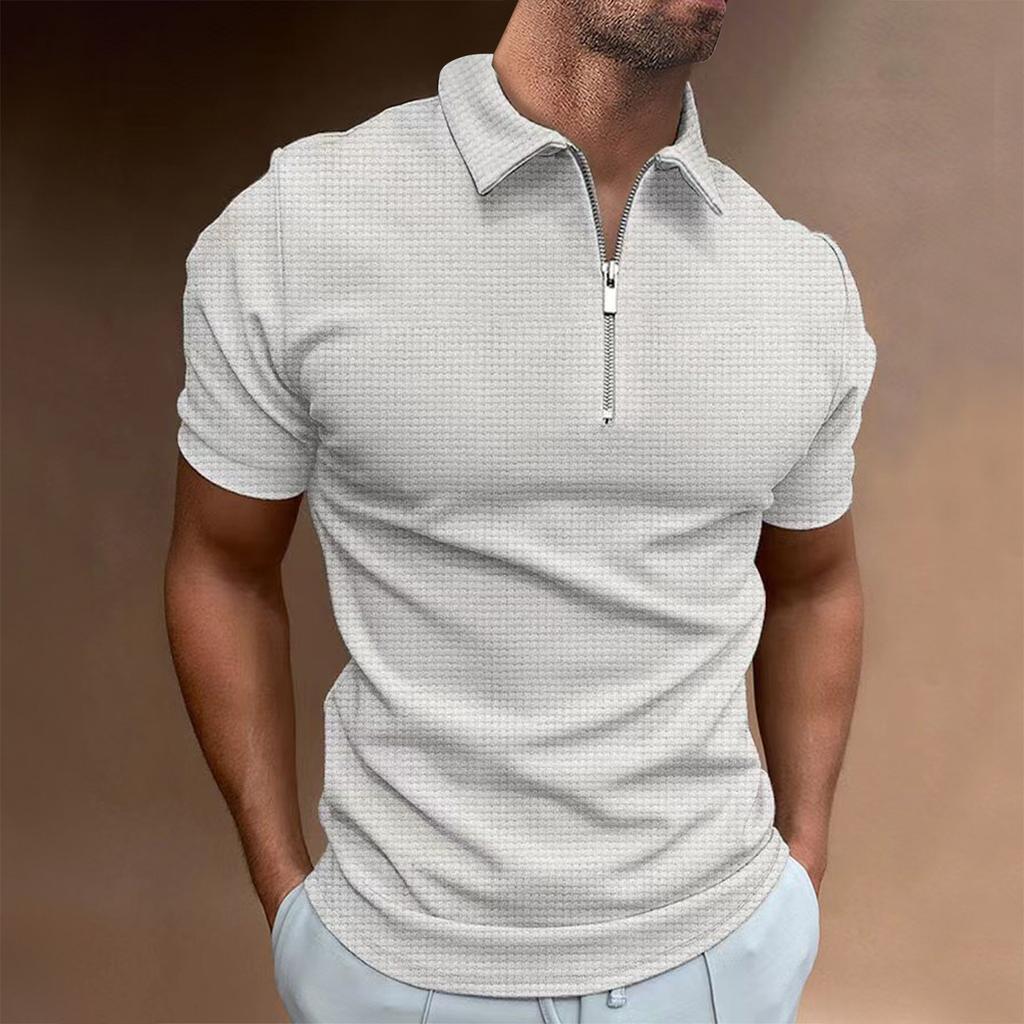 Men's Summer Sleeves Short Sleeve Slim Fit Fashion Breathable Men's Golf Shirt