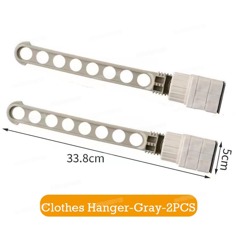 8 Holes Window Frame Clothes Hanger Portable Outdoor Travel Hanging Drying Rack Door Windows Storage Rack Home Hanging Rack