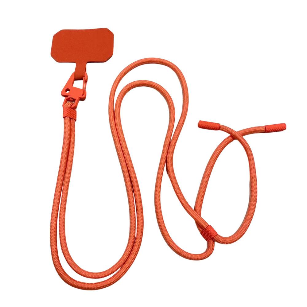 Regulowany Uniwersalny Sznurek na Telefon Komórkowy - Wzór Diagonalny, Odpinana Nylonowa Linka, Uszczelka Zapobiegająca Zgubieniu