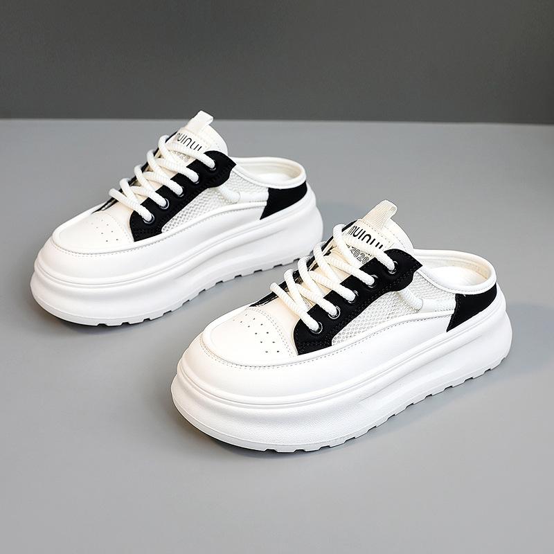 

[Customized] KT2661 small white shoes women s tide shoes spring and summer women s shoes versatile student casual flat mesh shoes 35