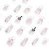 Pearl Love Nail Art Nail Pieces European and American Cross Nail Pieces False Nails French Nail Patches