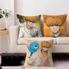 RensukeS ANIME K-kunigami Decorative Room Aesthetics Pillow Case Home Decor Bedroom Sofa Bed Couch Pillow Cover 45x45