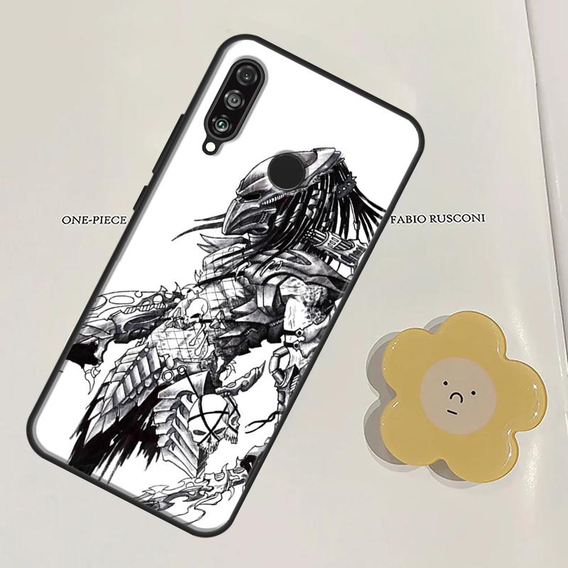 Alien Predator For Huawei Nova Y60 Y70 Y90 Y61 Y91 3i 7i 8i 11i Nova 9 10 SE 11 Pro P20 P40 P30 Lite Case