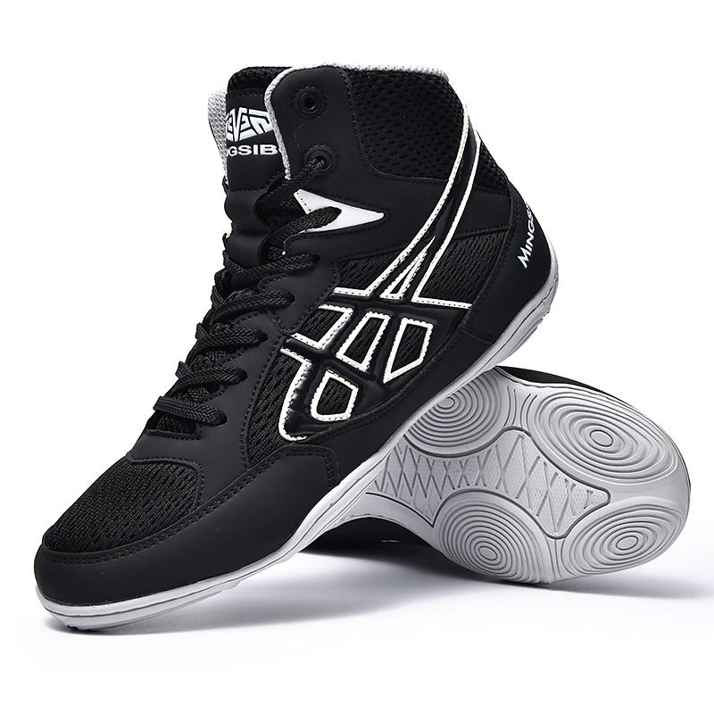 

Мужская обувь для борьбы, профессиональные уличные тренировочные боксерские ботинки, высококачественные кроссовки, женские спортивные ботинки для борьбы 40