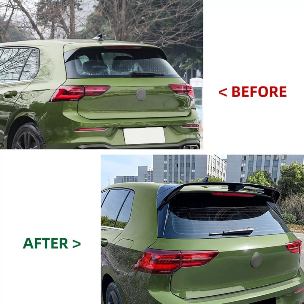 For VW Golf 8 MK8 GTI GTD R 2020-2025 Rear Trunk Spoiler Lip Tail Wing CS Clubsport Style Car Rear Roof Spoiler Wing BodyKit
