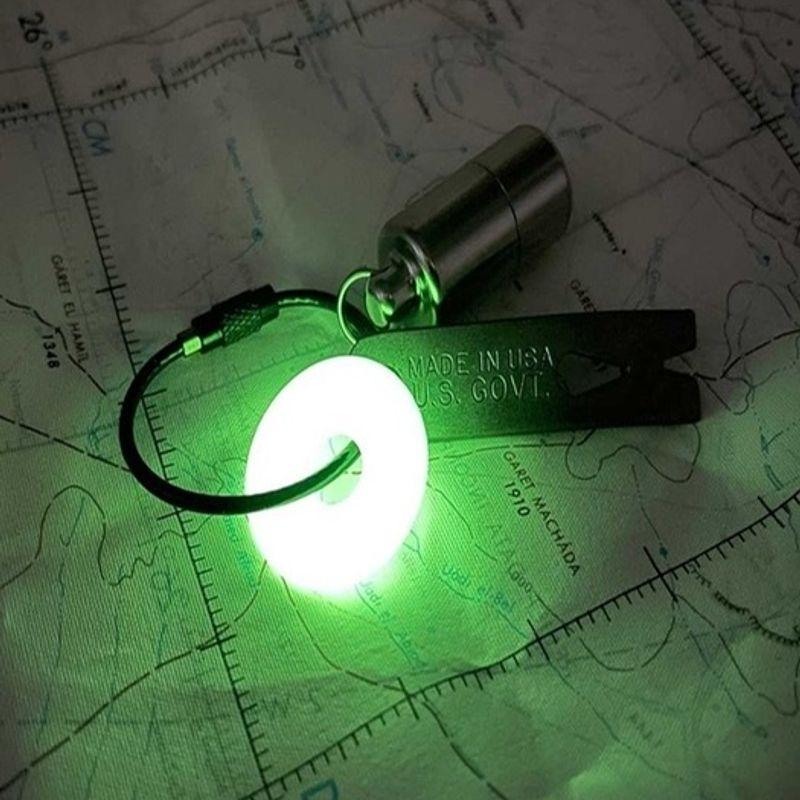 

GREYMANSION Afterburner Glow Key Ring/Tag Glow Tag (Square)