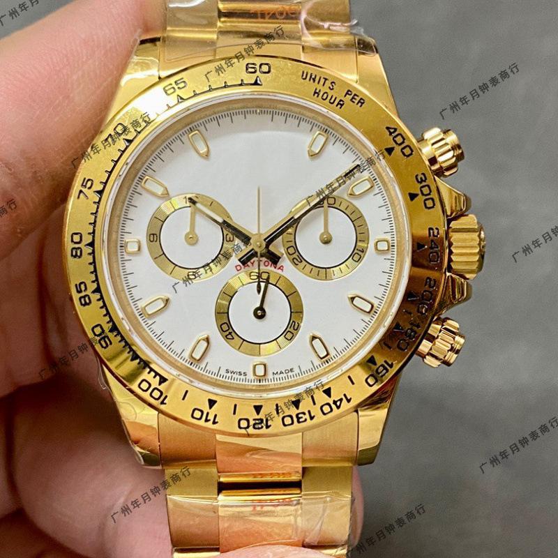 Lau Family Daytona Herren Automatik-Chronograph - 904L Edelstahl Klassische Uhr