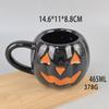 Cute Pumpkin Cup Ins Ghost Festival Zombie Cup Orange Mug Coffee Cup Personalized Ceramic Set