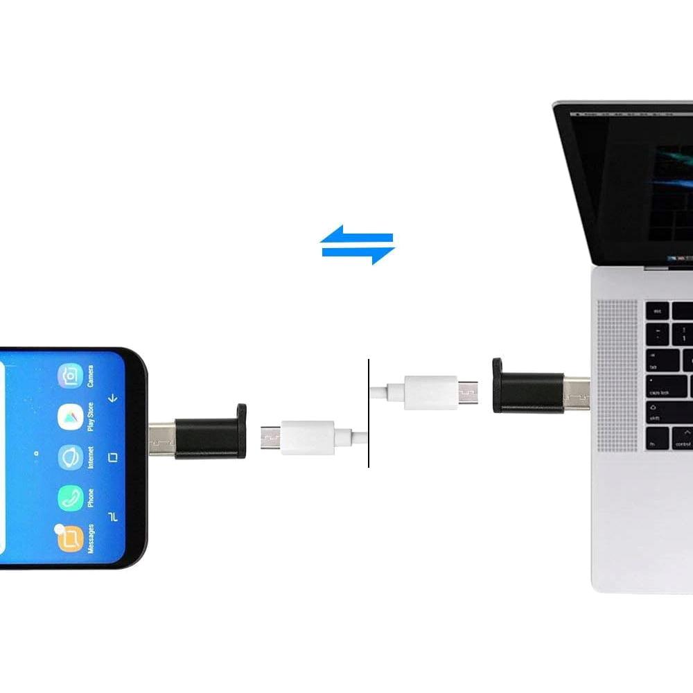 Adapter przejściówka micro usb do usb-c 3.1 końcówka złączka musb - usbc