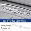 For BYD Sea Lion 05/06EV Central Control Button Epoxy Protective Sticker Car Interior Automobiles Interior Stickers  Accessories