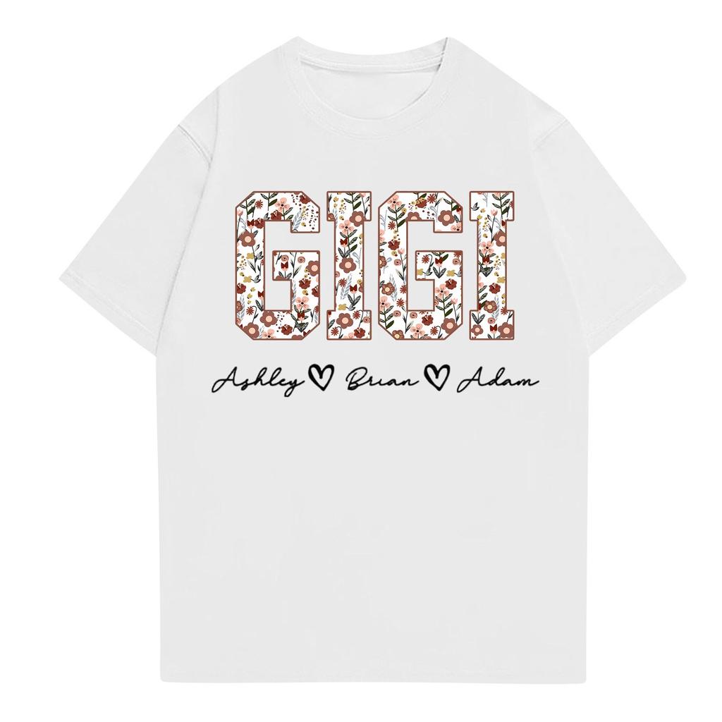 Women's Fashion Casual Round Neck Loose Comfort Printed Short Sleeve Tops