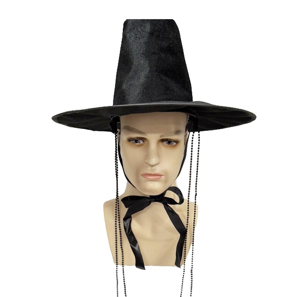 

Хэллоуин Шляпа Косплей Бусина Традиционная Шляпа Хэллоуин Сценическое Выступление Джину Айдол Аниме Фильм Демон KPOP Косплей Шляпа