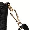 Flower Printed Crossbody Bag, Women's Multi Zipper Clutch Wallet, Fashion Shoulder Purses For Daily Use