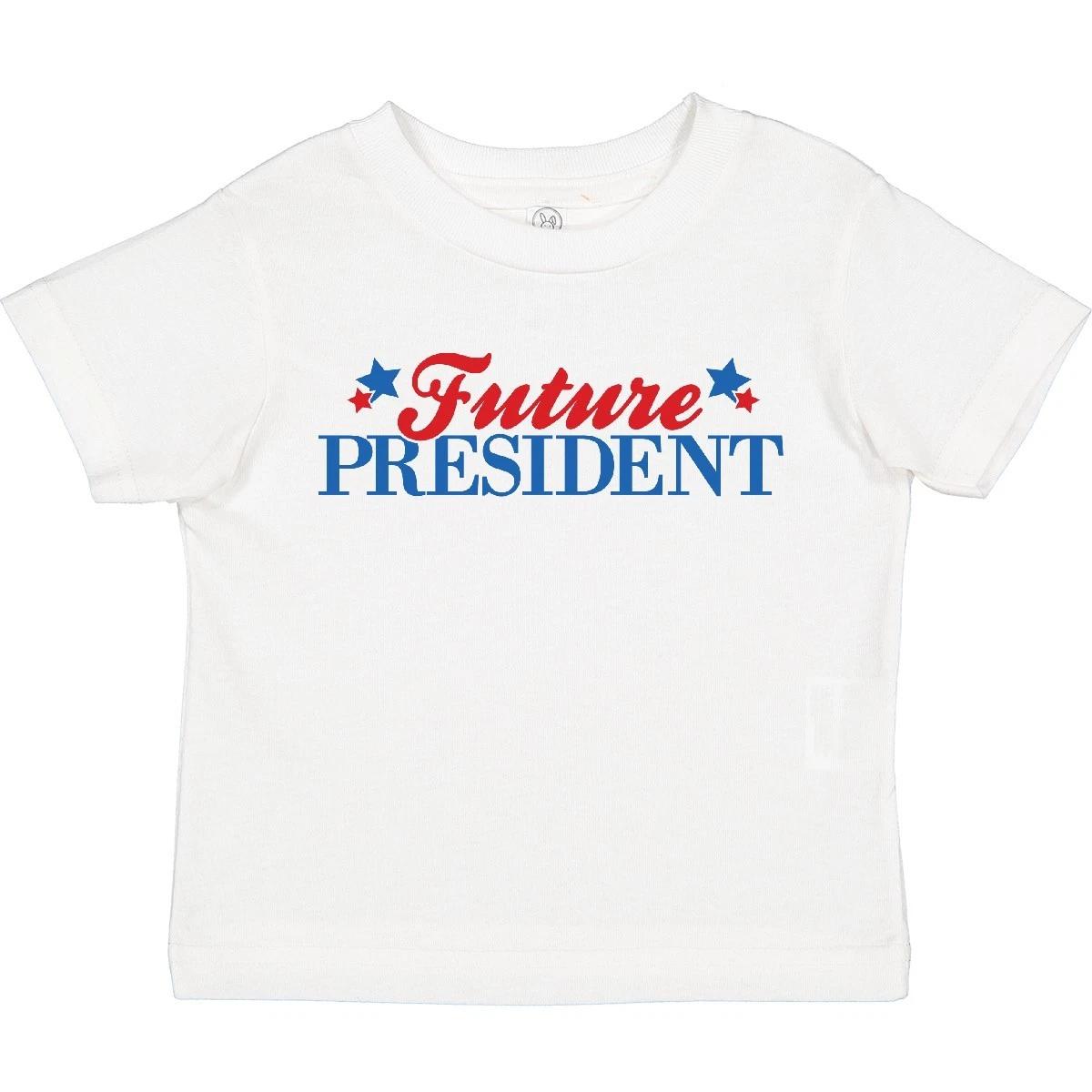 Inktastic Future President Toddler T-Shirt Election Girl Power Politics Leader 110
