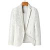 Men's Palace Blazer Jacket Luxury Jacquard Weave Suit Party Handsome Wedding Gentleman Blazer Coats